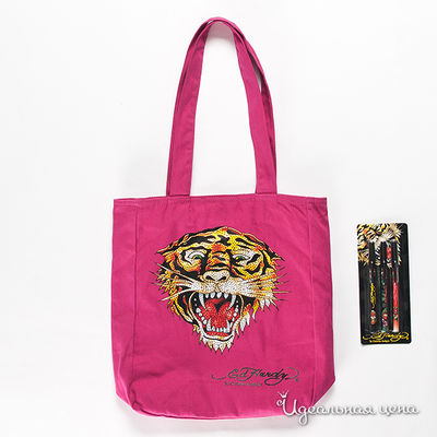 Сумка Ed Hardy, цвет цвет фуксия