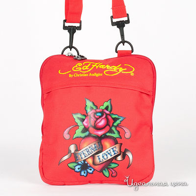 Сумка Ed Hardy, цвет цвет красный