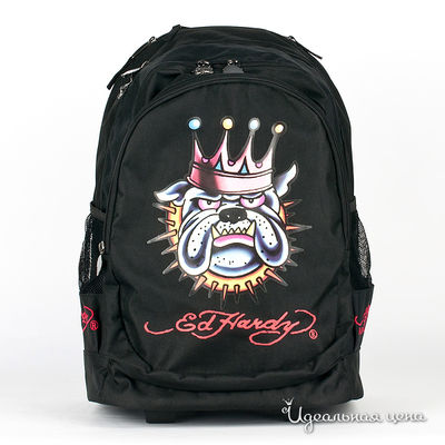 Рюкзак-чемодан Ed Hardy, цвет цвет черный