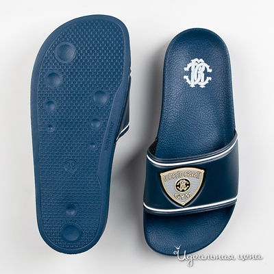 Шлепанцы Roberto Cavalli, цвет цвет синий