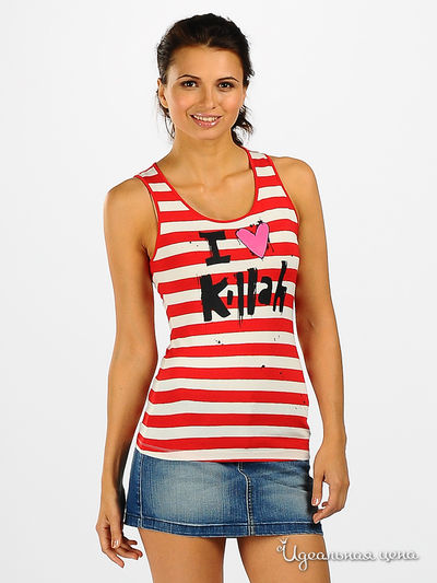 Майка Killah, цвет цвет красный / белый