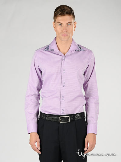 сорочка Roberto Bruno, цвет цвет сиреневый