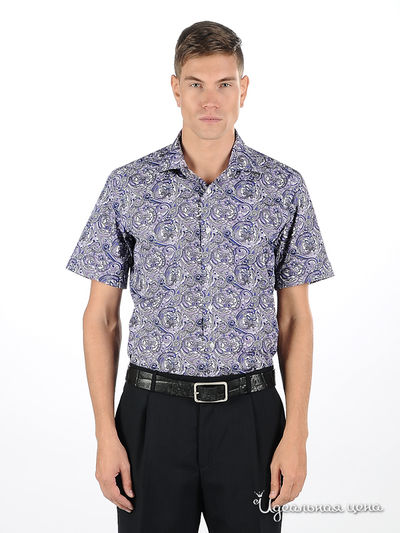 сорочка Roberto Bruno, цвет цвет фиолетовый / принт огурец