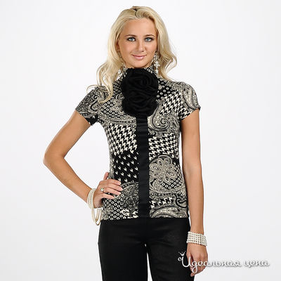 Блуза Lussotico, цвет цвет черный / молочный