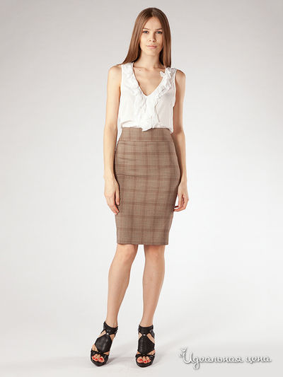 Юбка Fleuretta, цвет цвет коричневый