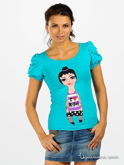 Футболка Killah, цвет цвет бирюзовый