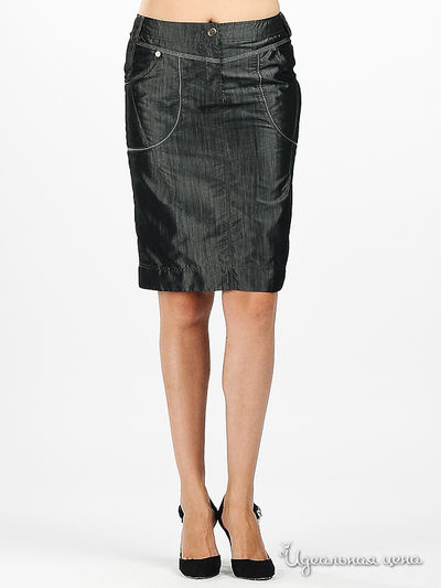 Юбка Luisa Cerano, цвет цвет темно-серый