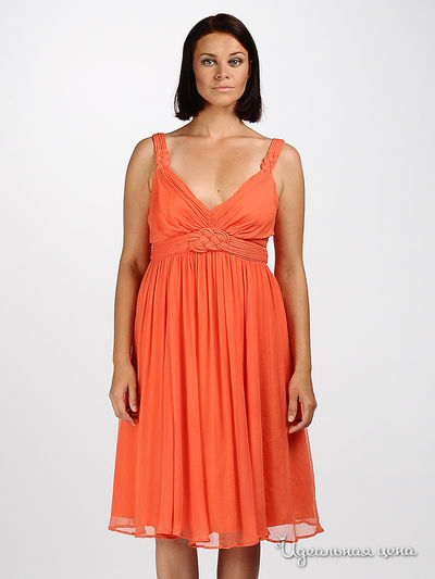 Платье Luisa Cerano, цвет цвет оранжевый