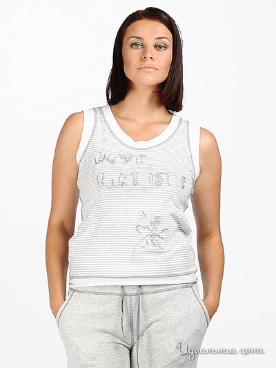 Майка Luisa Cerano, цвет цвет белый / лиловый