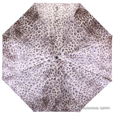 Зонт Pasotti, цвет принт леопард серый