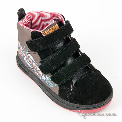 Кеды Beppi, цвет цвет черный / красный