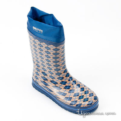 Сапоги Beppi, цвет цвет синий / бежевый