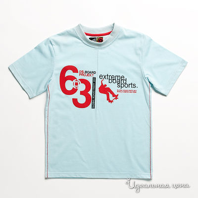 Футболка Dudeskin, цвет цвет голубой / красный