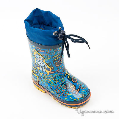 Сапоги Beppi, цвет цвет голубой / оранжевый