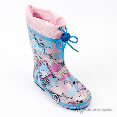 Сапоги Beppi, цвет цвет голубой / розовый