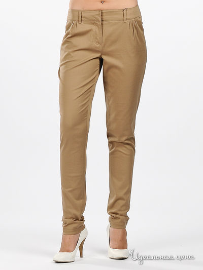 Брюки Vila clothes, цвет цвет бежевый