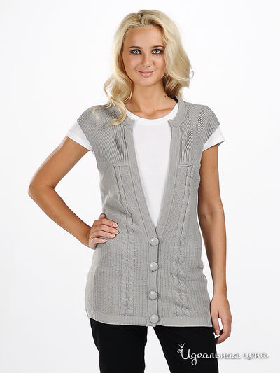 Жилет Vila clothes, цвет цвет серый