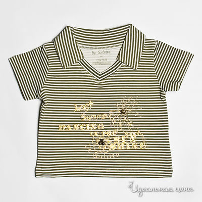 Футболка De Salitto, цвет цвет темно-зеленый / белый