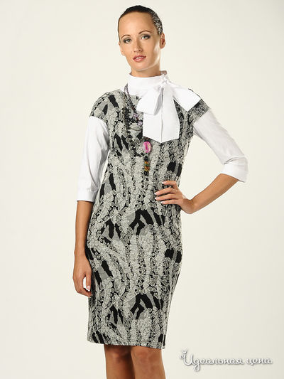 Платье Adzhedo, цвет цвет серый / черный
