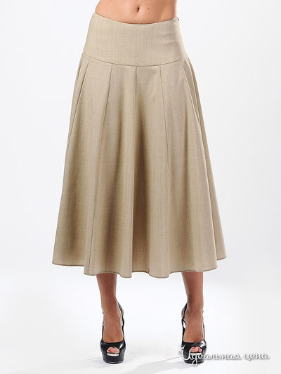 Юбка Adzhedo, цвет цвет бежевый