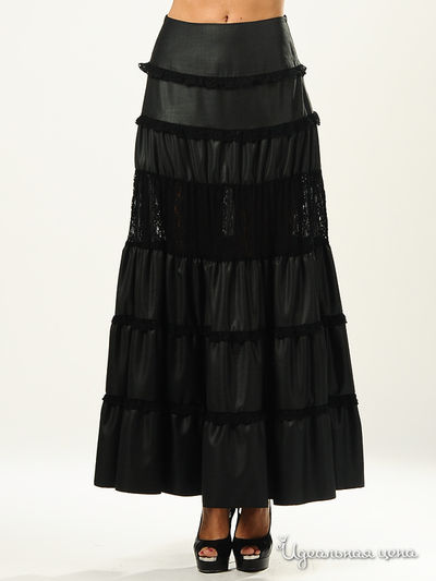 Юбка Adzhedo, цвет цвет черный