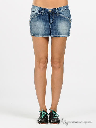 Юбка Take Two, цвет цвет синий