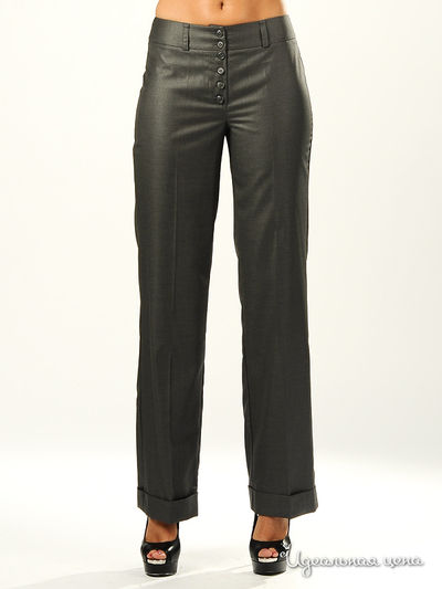 Брюки Adzhedo, цвет цвет серый