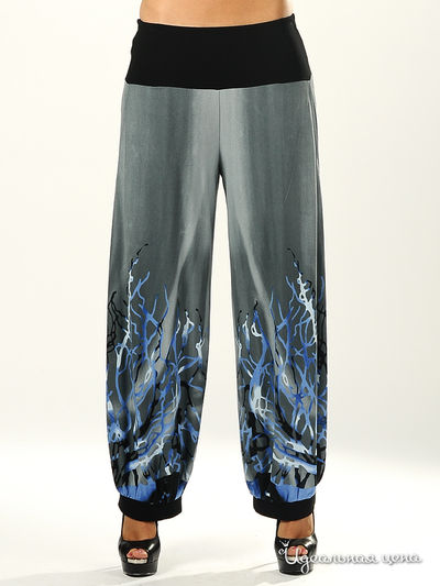 Шаровары Adzhedo, цвет цвет серый