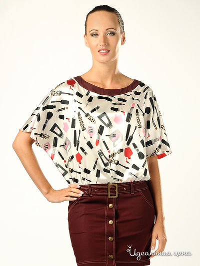 Платье Adzhedo, цвет цвет бордовый / мультиколор