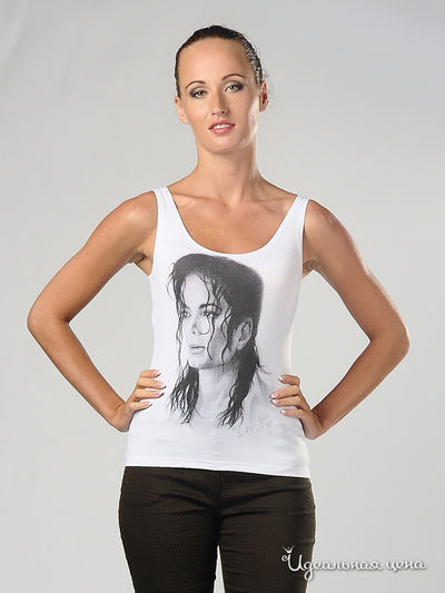 Майка Adzhedo, цвет цвет белый