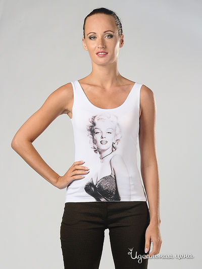 Майка Adzhedo, цвет цвет белый