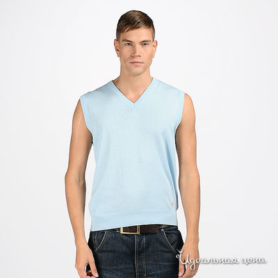 рубашка-поло Dsquared&D&G&Just Cavalli, цвет цвет светло-голубой