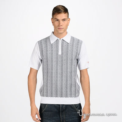 рубашка-поло Dsquared&D&G&Just Cavalli, цвет цвет белый / цвет черный