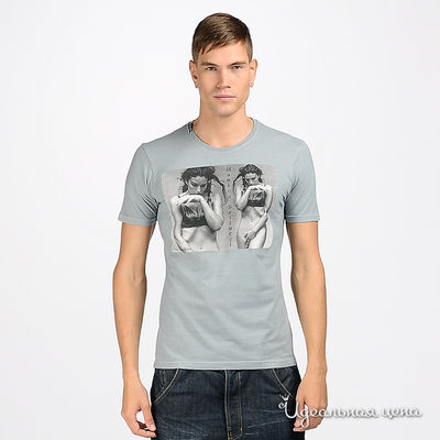 Футболка Dsquared&D&G&Just Cavalli, цвет цвет серый