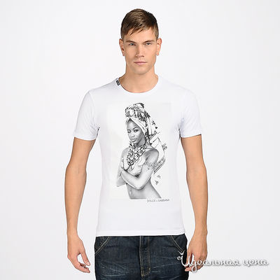 Футболка Dsquared&D&G&Just Cavalli, цвет цвет белый