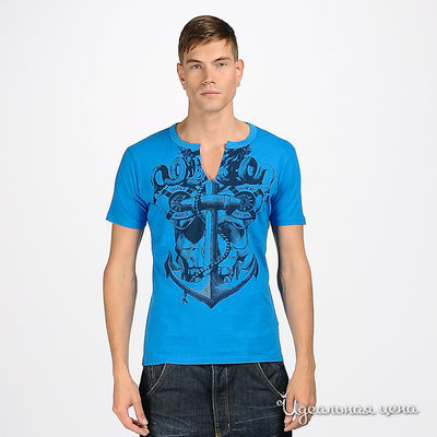 Футболка Dsquared&D&G&Just Cavalli, цвет цвет синий