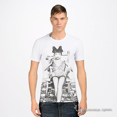 Футболка Dsquared&D&G&Just Cavalli, цвет цвет белый