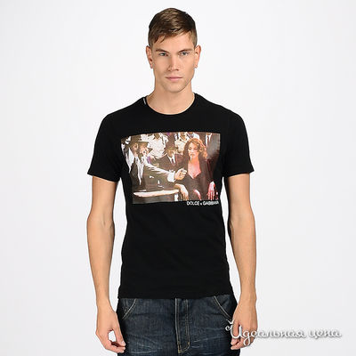 Футболка Dsquared&D&G&Just Cavalli, цвет цвет черный