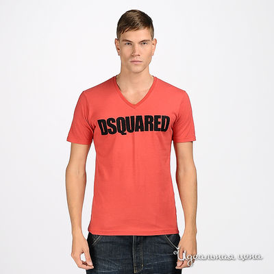 Футболка Dsquared&D&G&Just Cavalli, цвет цвет красный