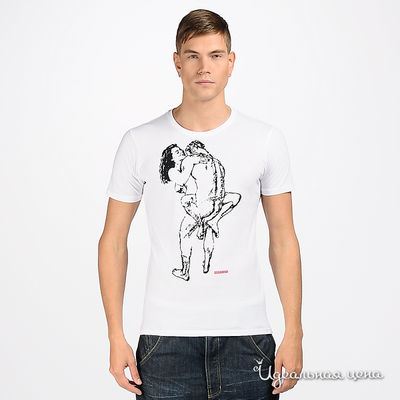 Футболка Dsquared&D&G&Just Cavalli, цвет цвет белый