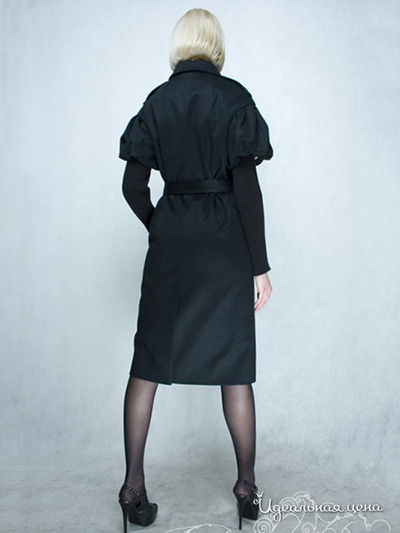 пальто Bizzaro женское, цвет черный