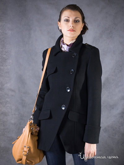 пальто Bizzaro, цвет цвет черный