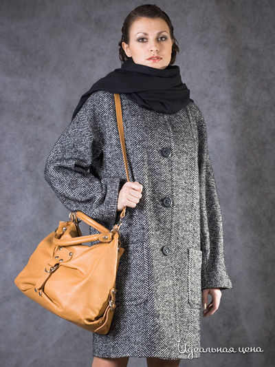 пальто Bizzaro, цвет цвет черный / белый