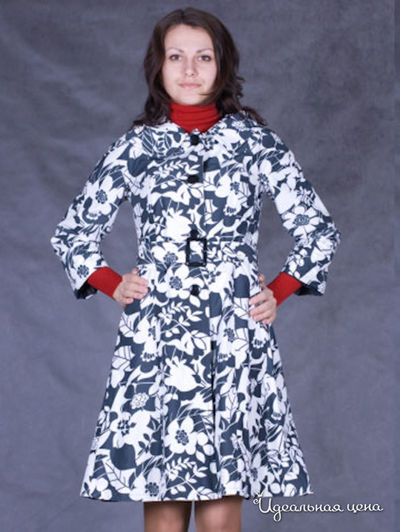 Плащ Bizzaro, цвет принт гжель