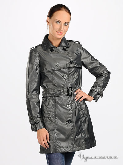 Плащ F5jeans, цвет цвет серый