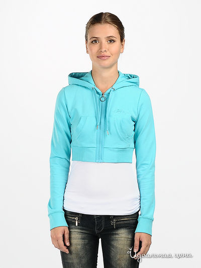 Толстовка F5jeans, цвет цвет голубой