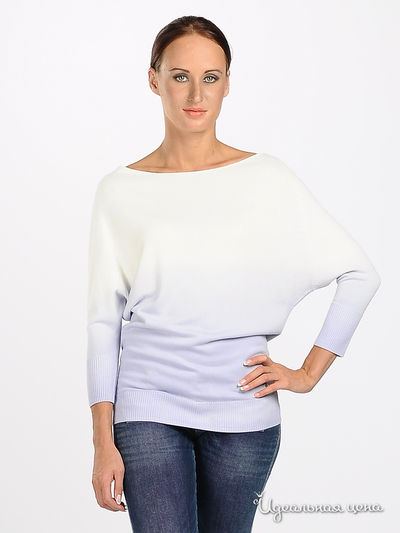 Джемпер F5jeans, цвет цвет белый / сиреневый