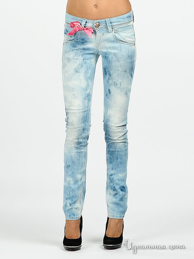 Джинсы Fornarina, цвет цвет голубой