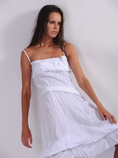 Сарафан Arefeva, цвет белого цвета