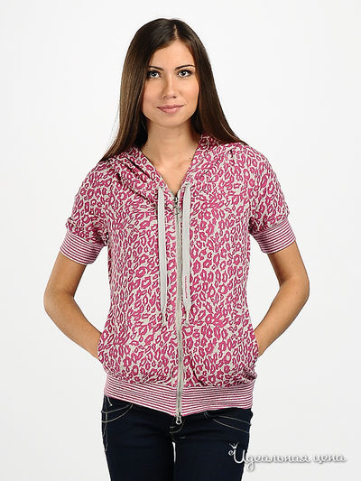 Кофта Fornarina, цвет цвет серый / розовый